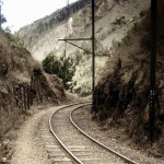 Eisenbahnschiene in Brasilien